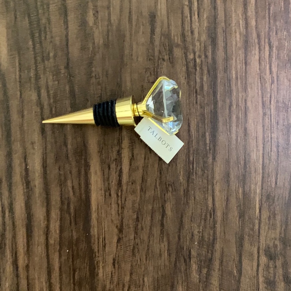 Talbots crystal wine stopper
